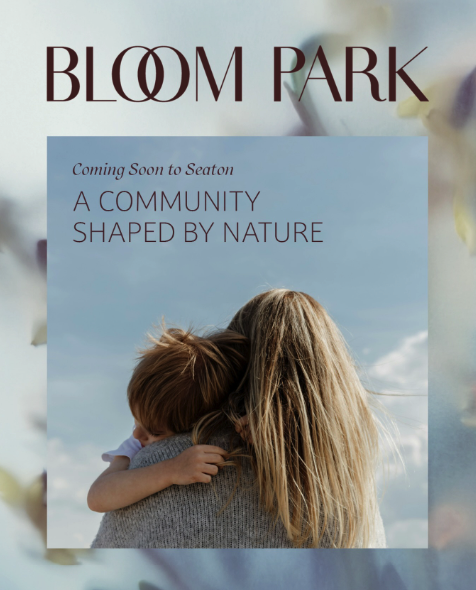 Bloom Park — Coming Soon to Seaton — A Community Shaped by Nature
